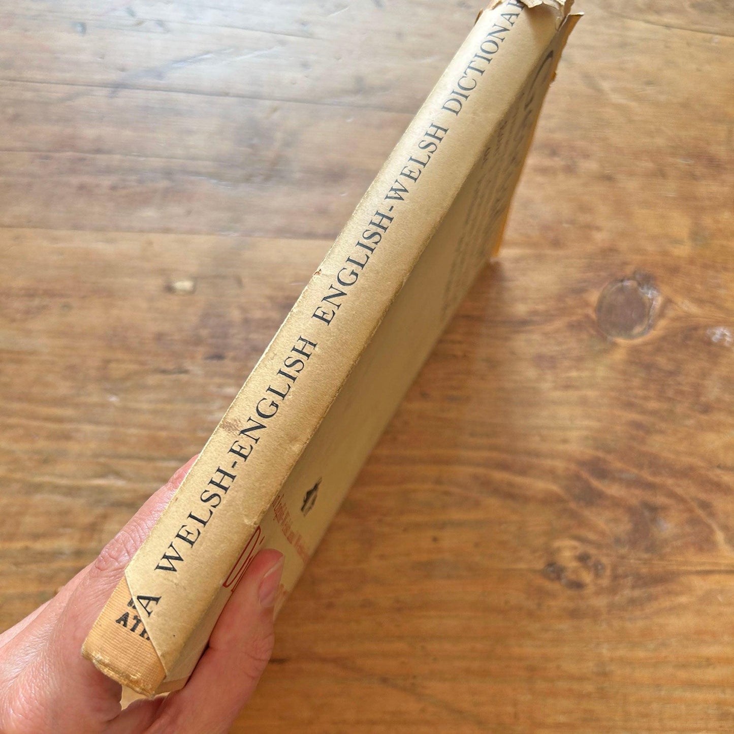Geiriadur - Vintage Welsh English Dictionary - 1950 (Preloved)