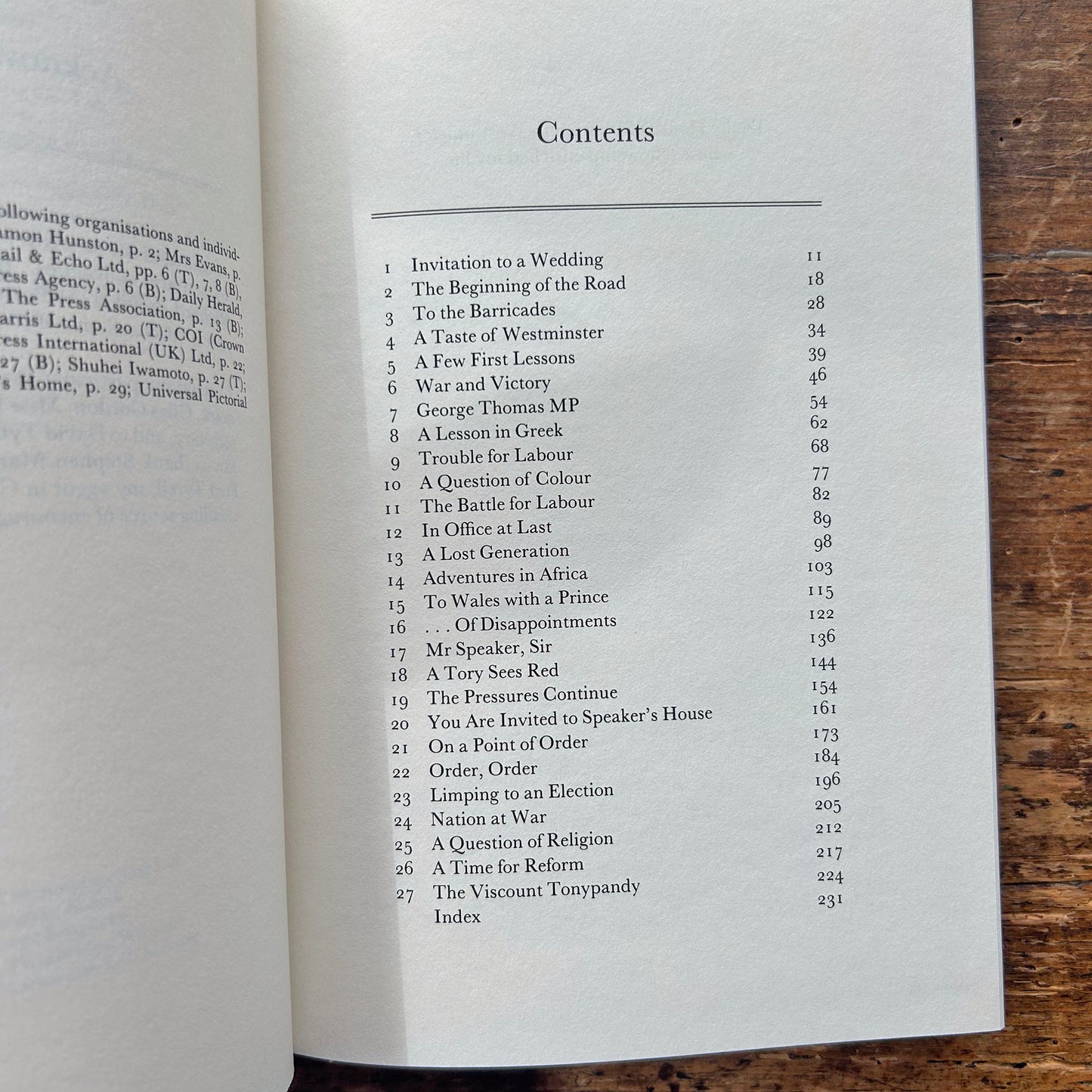 George Thomas, Mr Speaker - Memories of Viscount Tonypandy (Preloved)