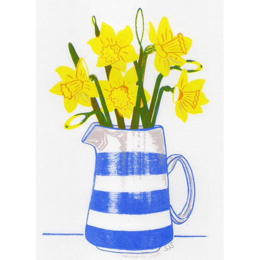 Greeting Card - Cenhinen Pedr / Daffodils