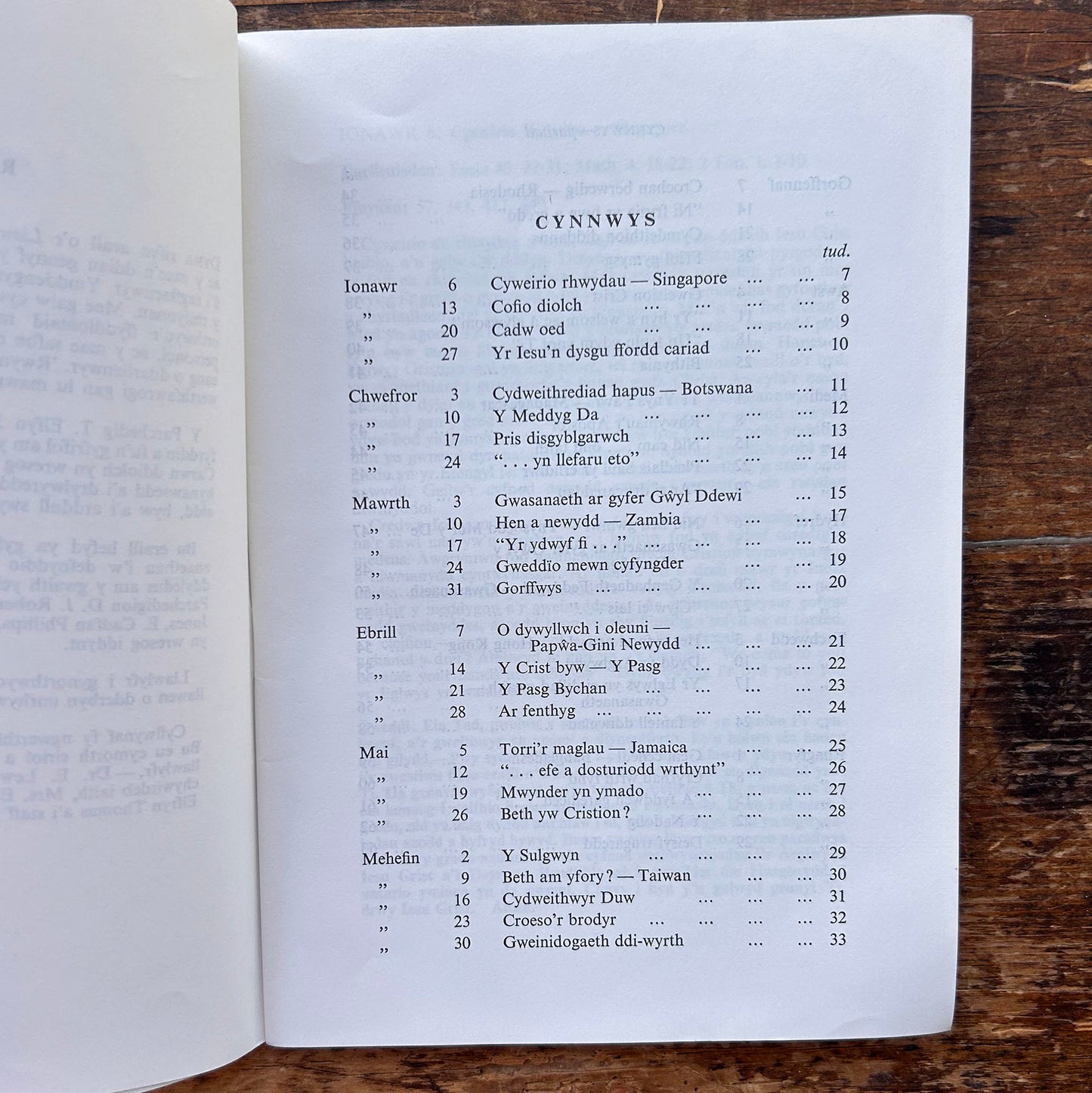 Gweddio - Llawlyfr Wythnosol I Faes Defosiwn - 1974 (Preloved)
