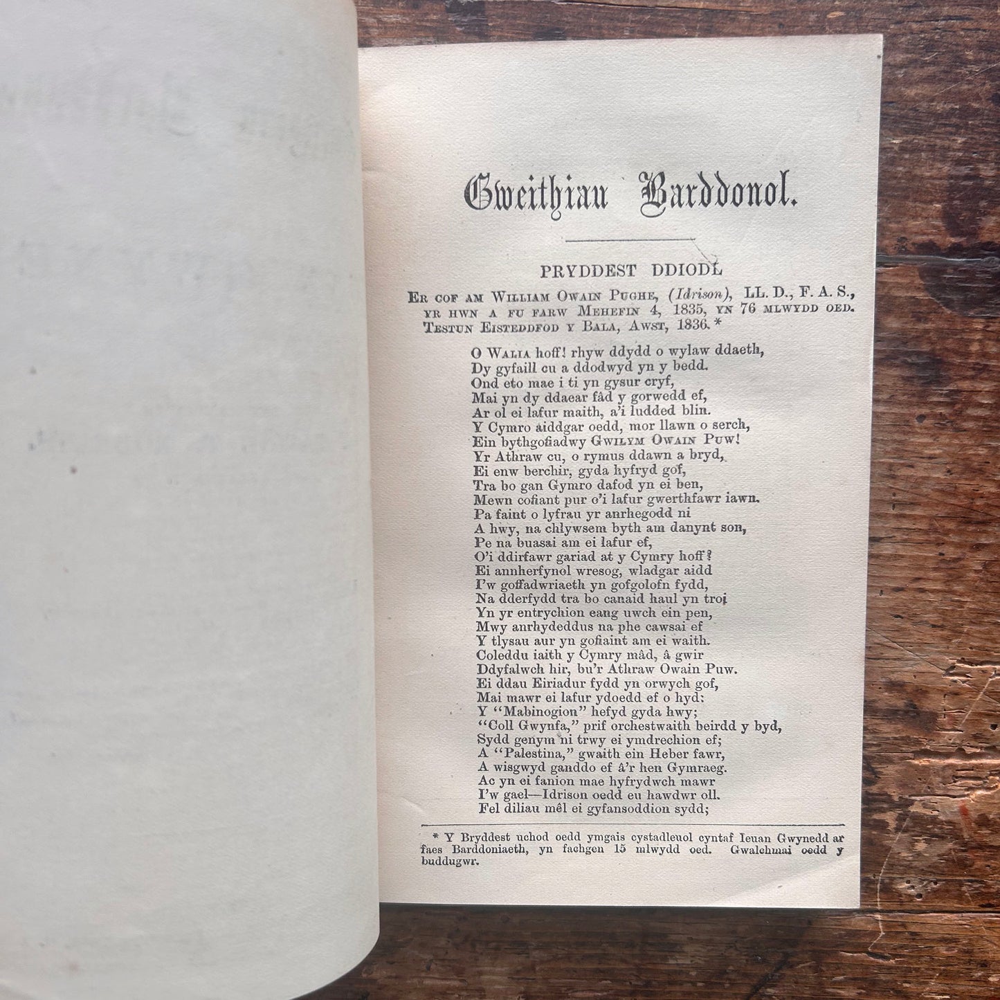 Gweithiau Barddonol - Ieuan Gwynedd - 1876 (Preloved)