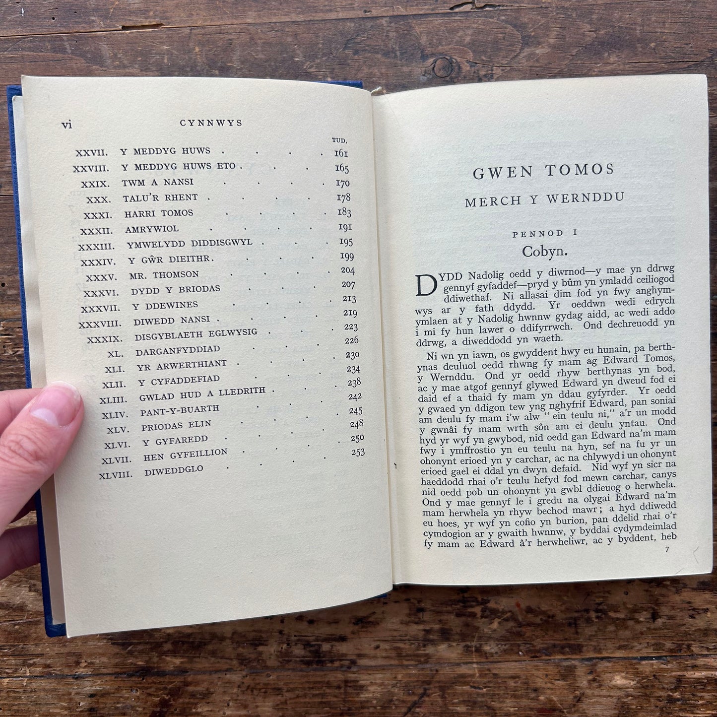 Gwen Tomos - Merch y Wernddu - Daniel Owen - 1937 (Preloved)