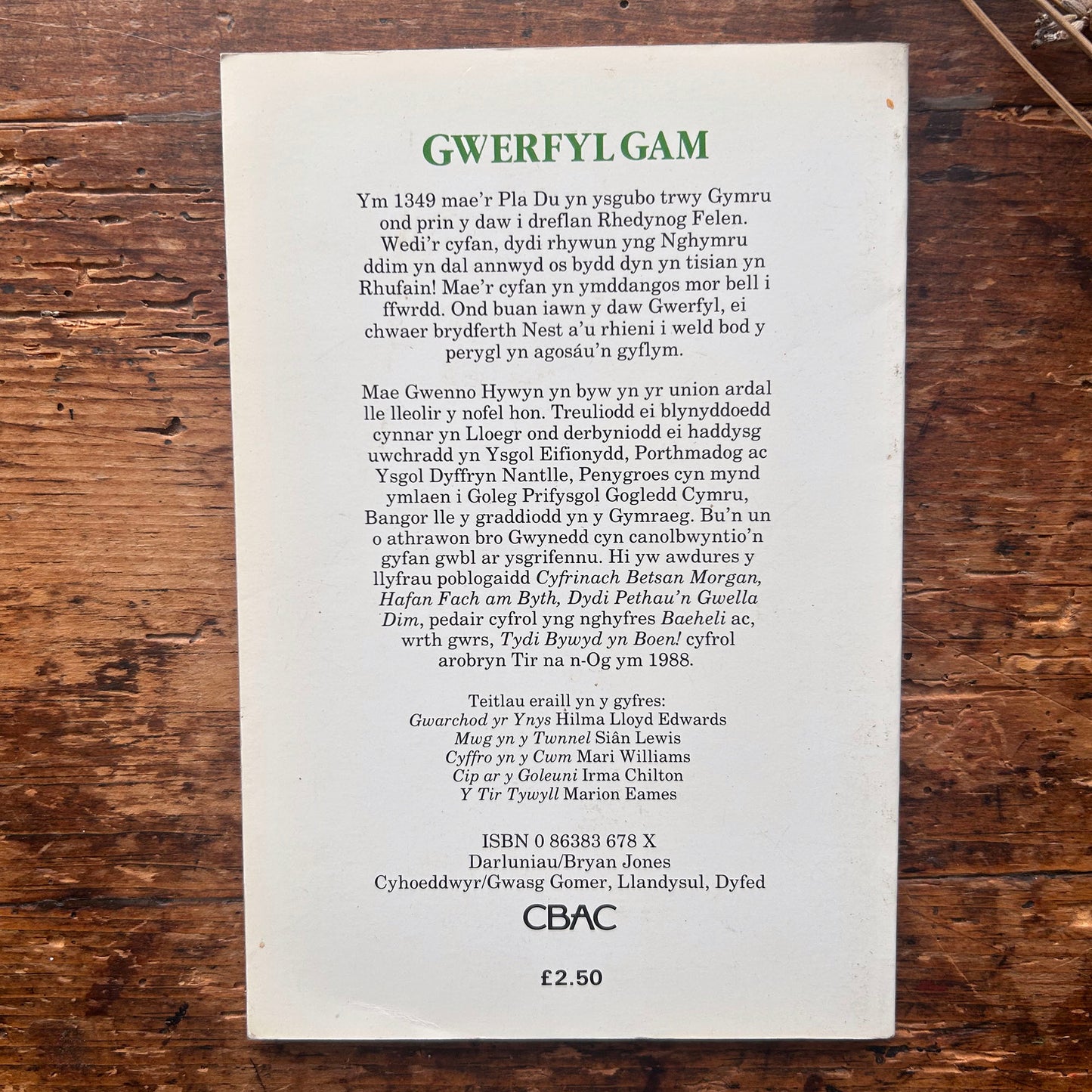 Gwerfyl Gam - Gwenno Hywyn - 1994 (Preloved)