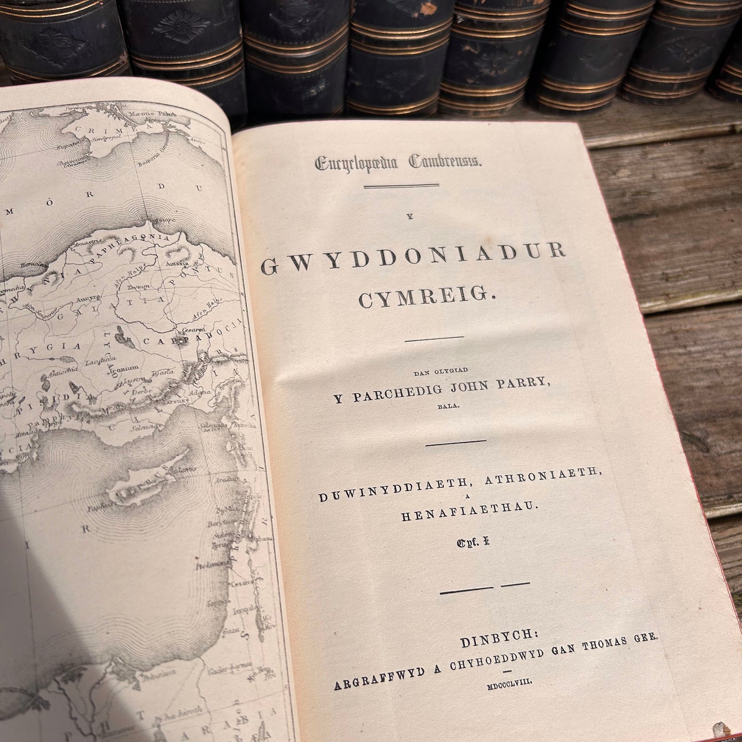 Gwyddoniadur Cymreig - Welsh Encyclopedia - Full Collection I-X - 1858 (Preloved Auction)