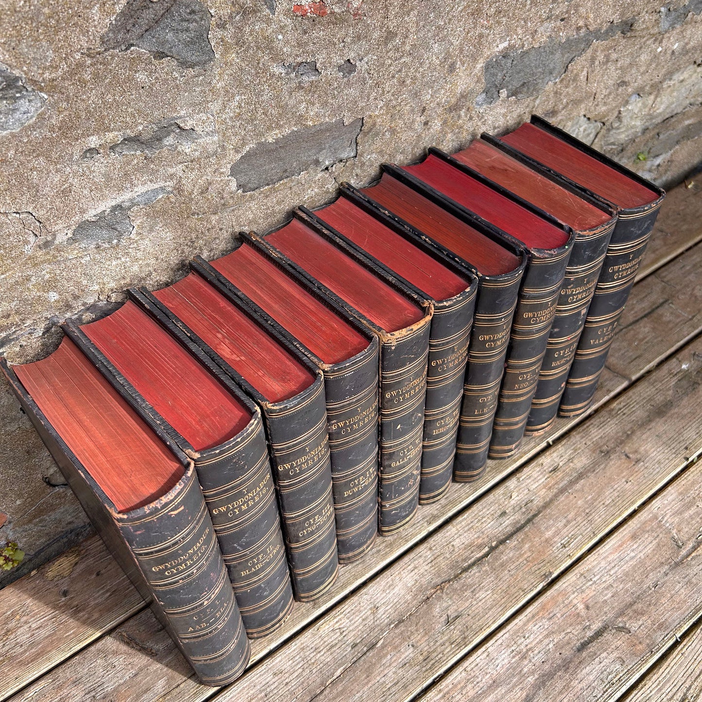 Gwyddoniadur Cymreig - Welsh Encyclopedia - Full Collection I-X - 1858 (Preloved Auction)