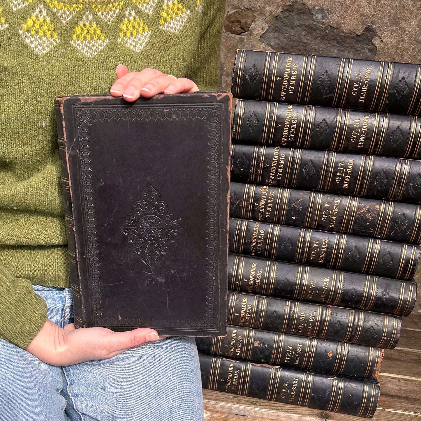 Gwyddoniadur Cymreig - Welsh Encyclopedia - Full Collection I-X - 1858 (Preloved Auction)