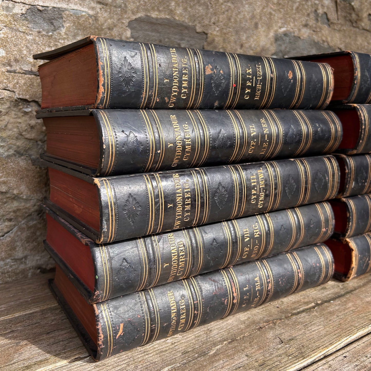 Gwyddoniadur Cymreig - Welsh Encyclopedia - Full Collection I-X - 1858 (Preloved Auction)