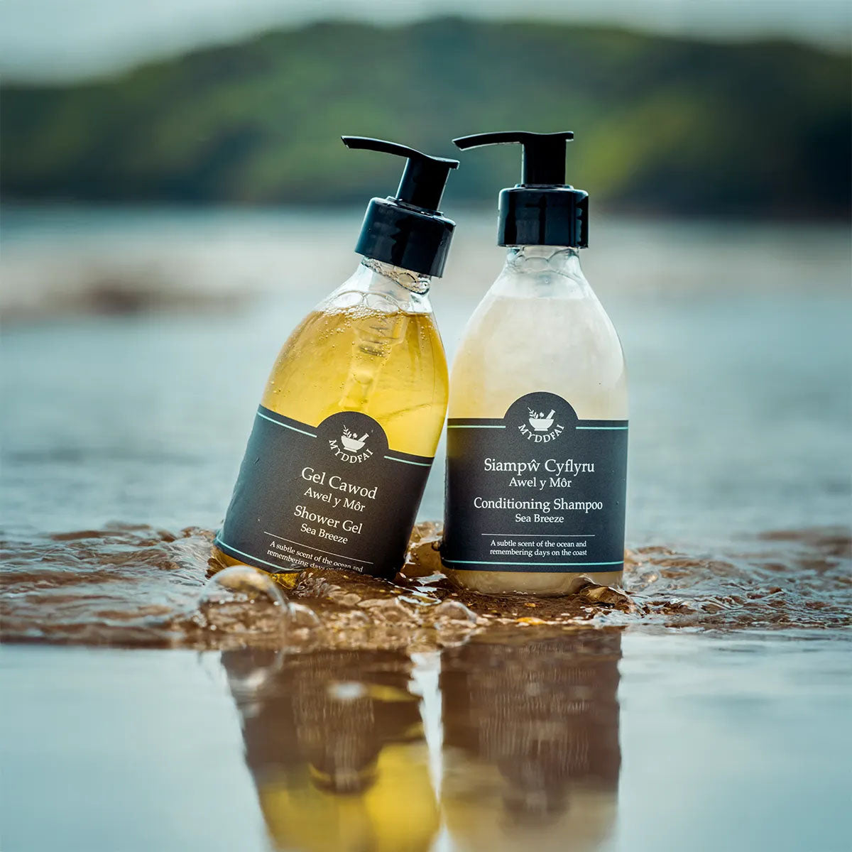 Set Gift Hair &amp; Body - Myddfai - Awel y Môr / Sea Breeze
