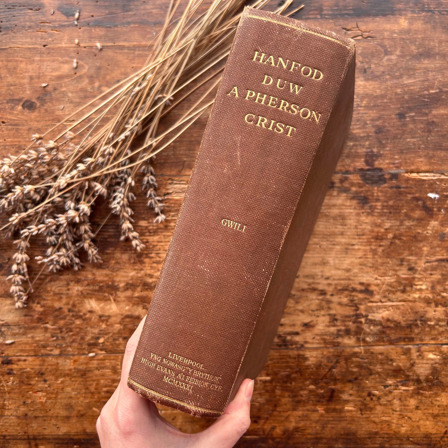 Hanfod Duw a Pherson Crist - John Gwili Jenkins 1931 (Preloved)