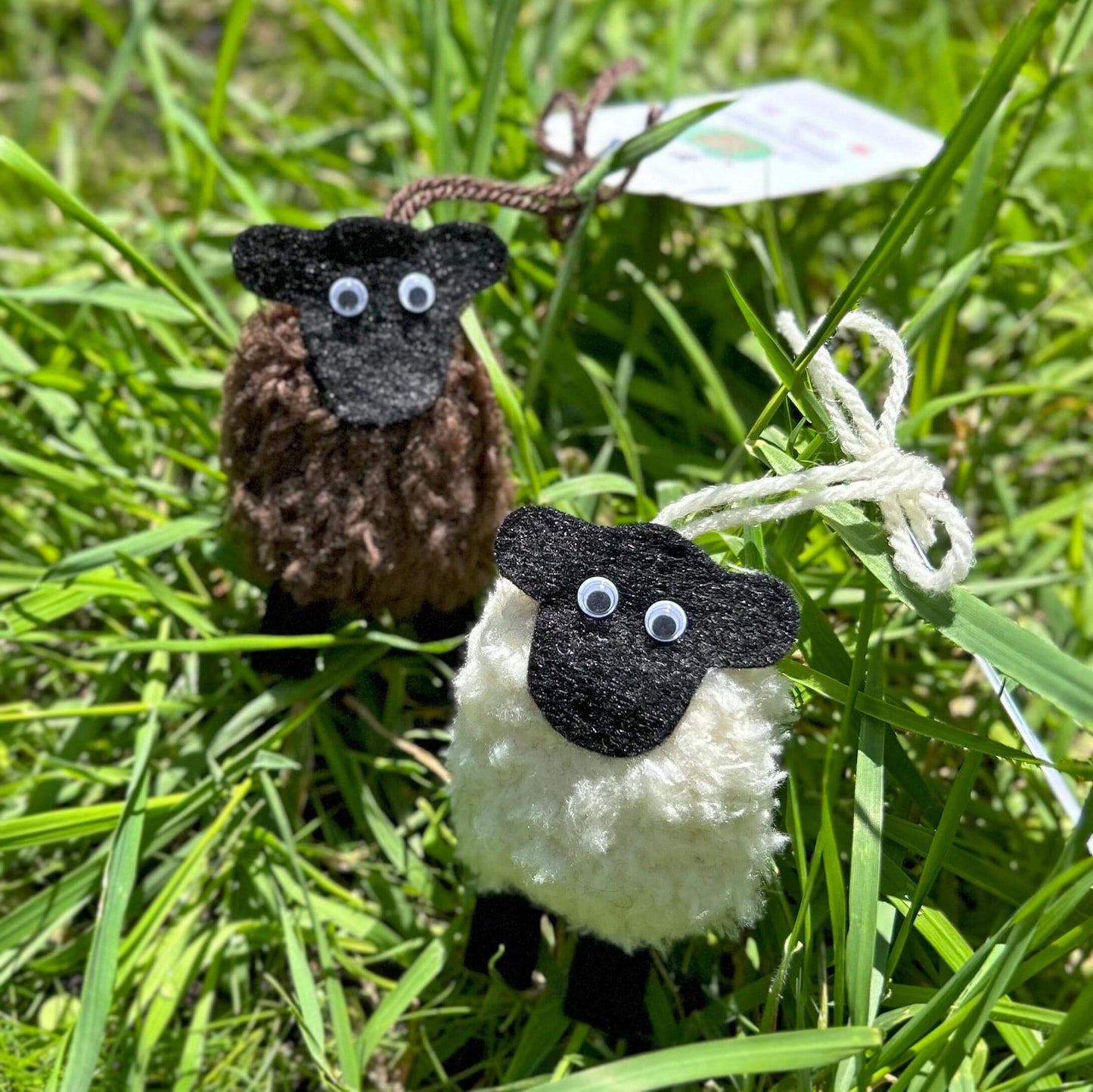 Decoration - Welsh Fluffy Sheep - Handmade
