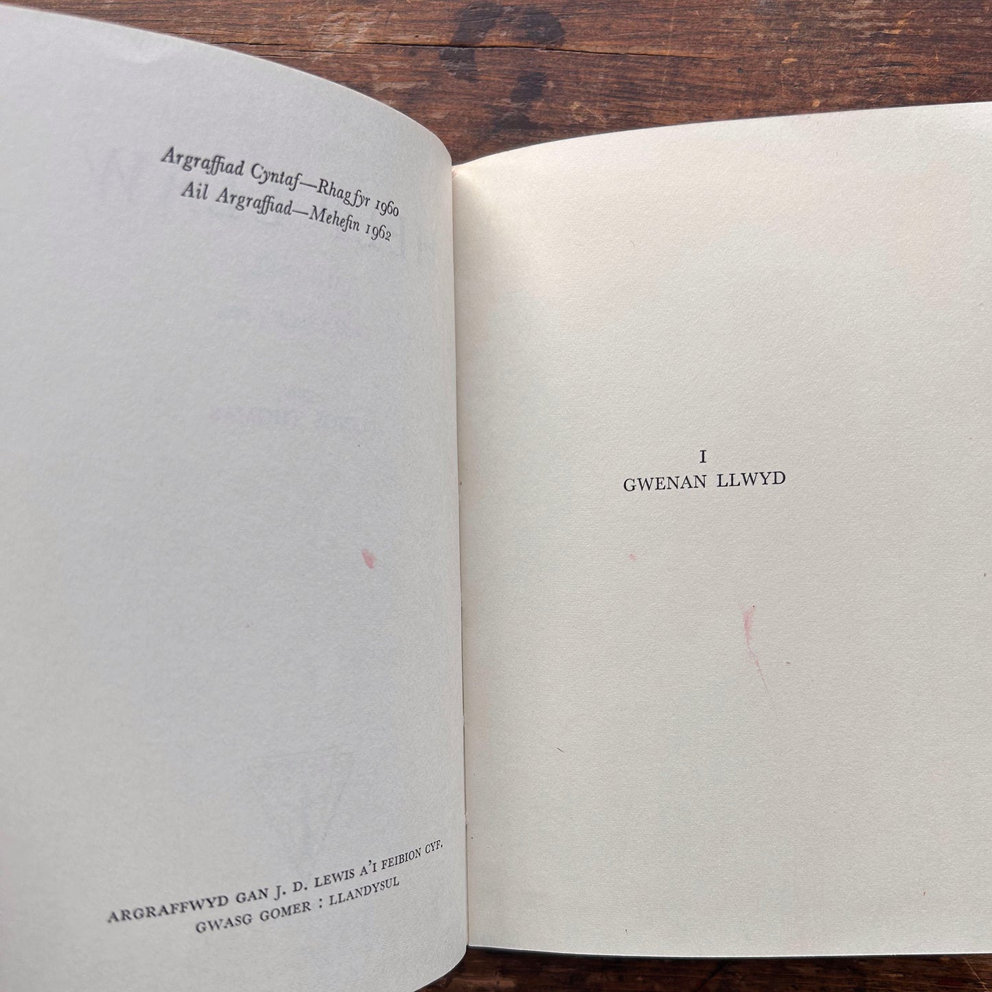 Nedw - E. Tegla Davies - Byrddau Glas - 1922 (Wedi'i ail-law)