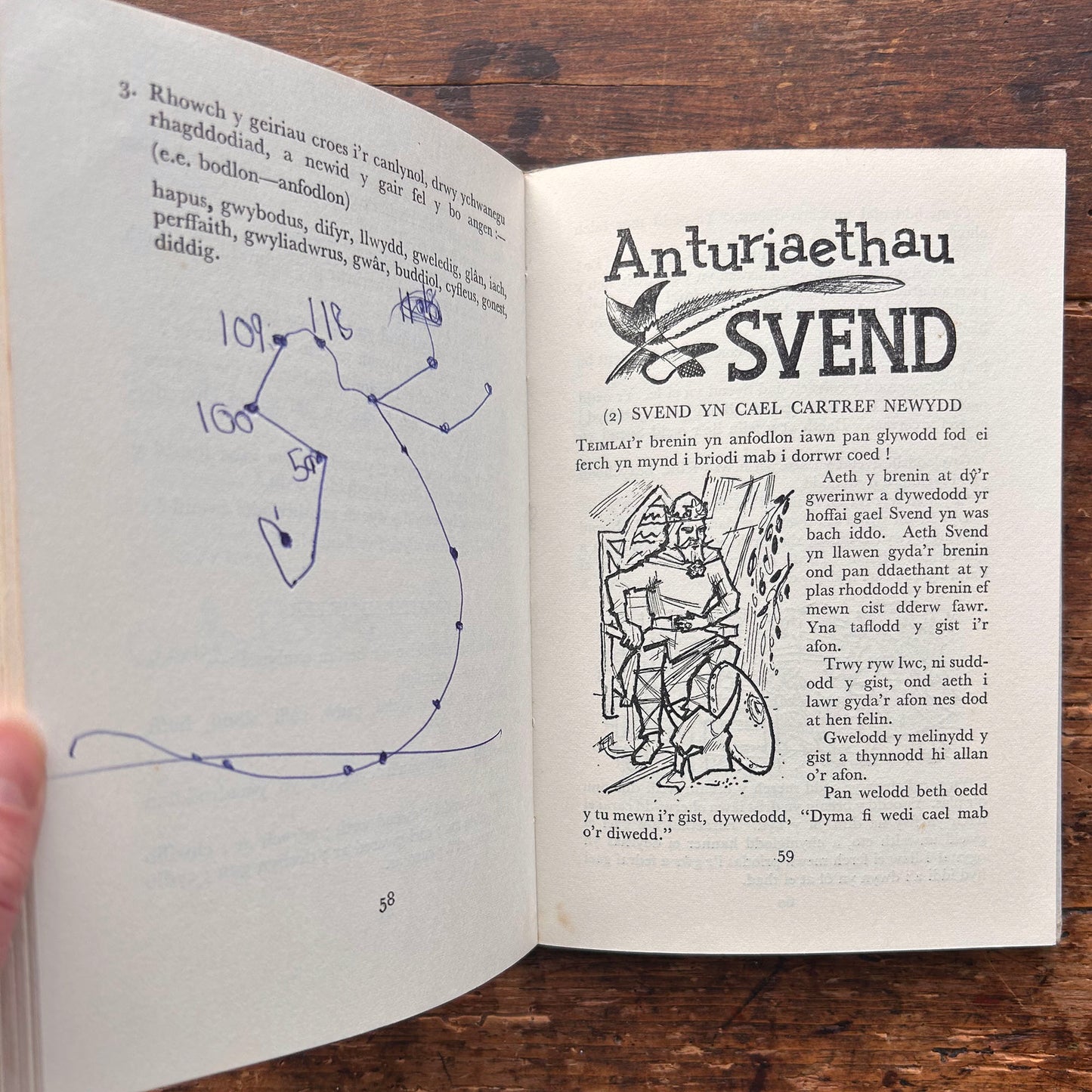 Nedw - E. Tegla Davies - Byrddau Glas - 1922 (Wedi'i ail-law)