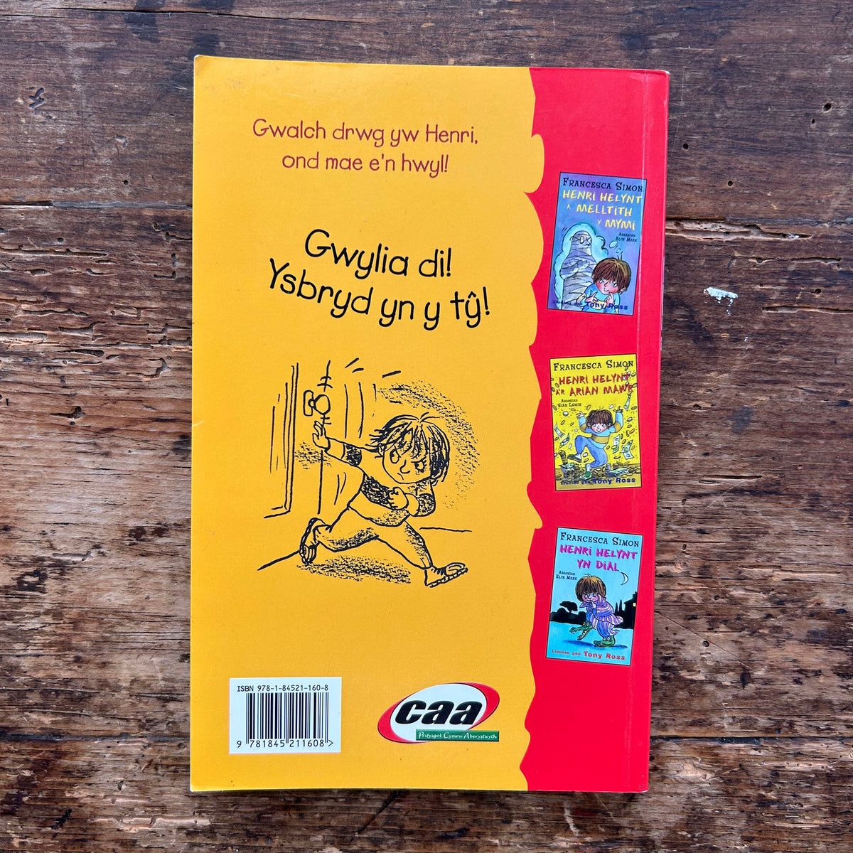 Henri Helynt a'r Ysbryd - Horrid Henry (Preloved)