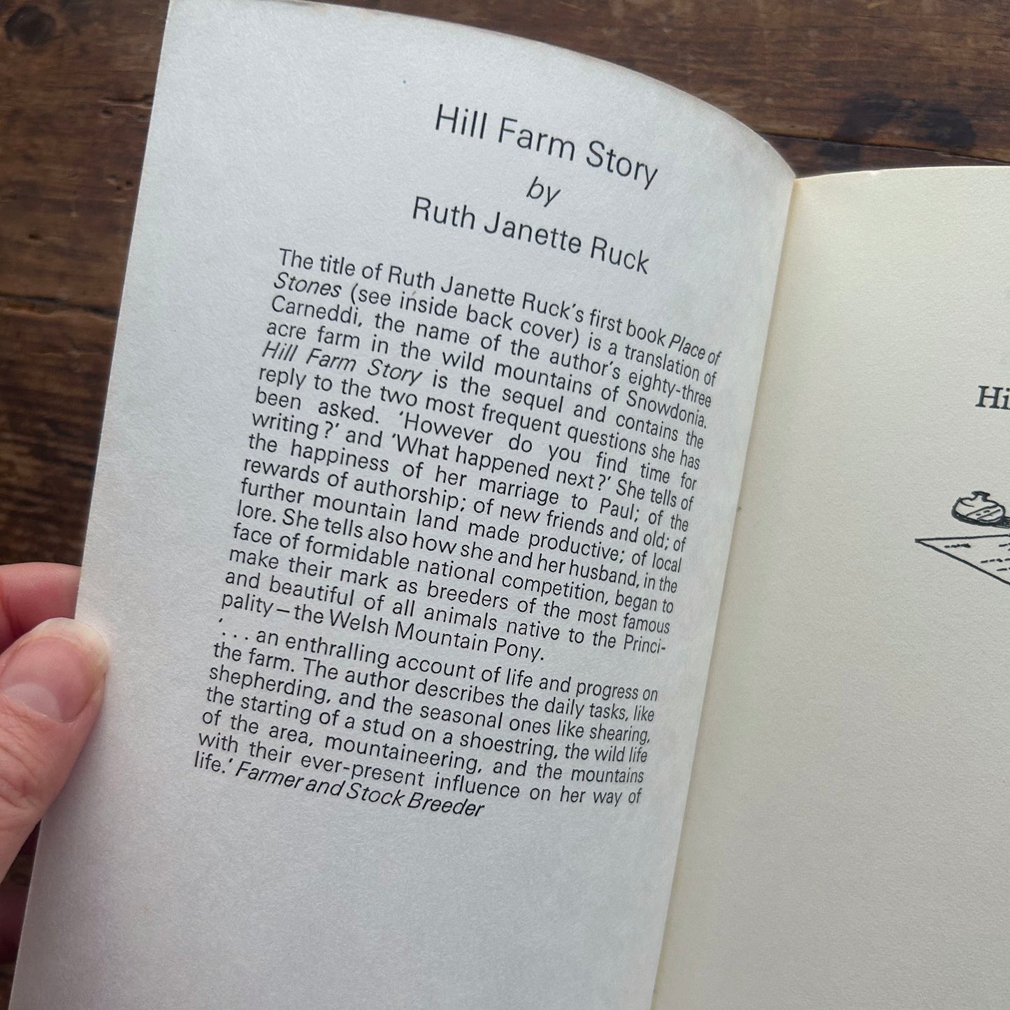 Hill Farm Story - Ruth Janette Ruck 1966 1st ed. (Preloved)