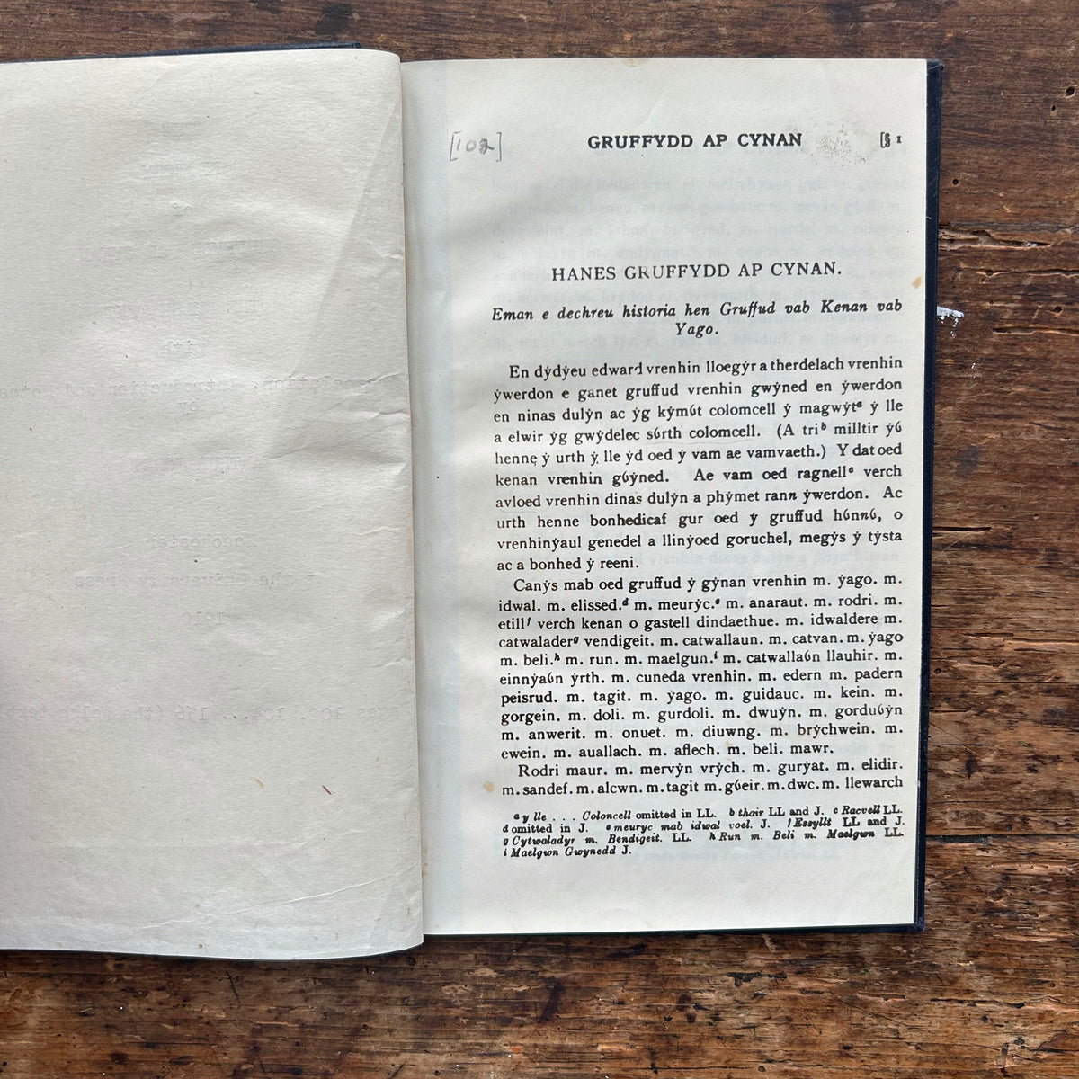 History of Gruffydd ap Cynan - Welsh Text - 1910 (Preloved)