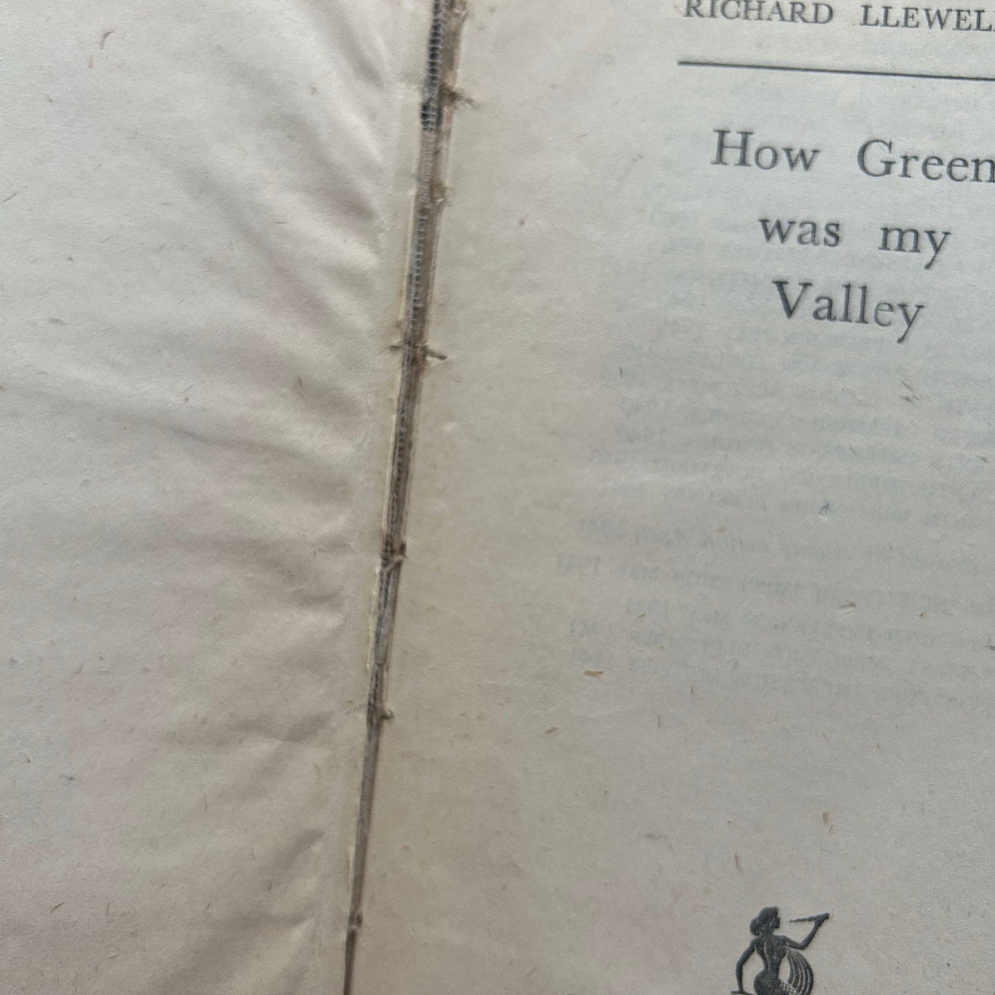 How Green was my Valley - Richard Llewellyn 1941 (Preloved)