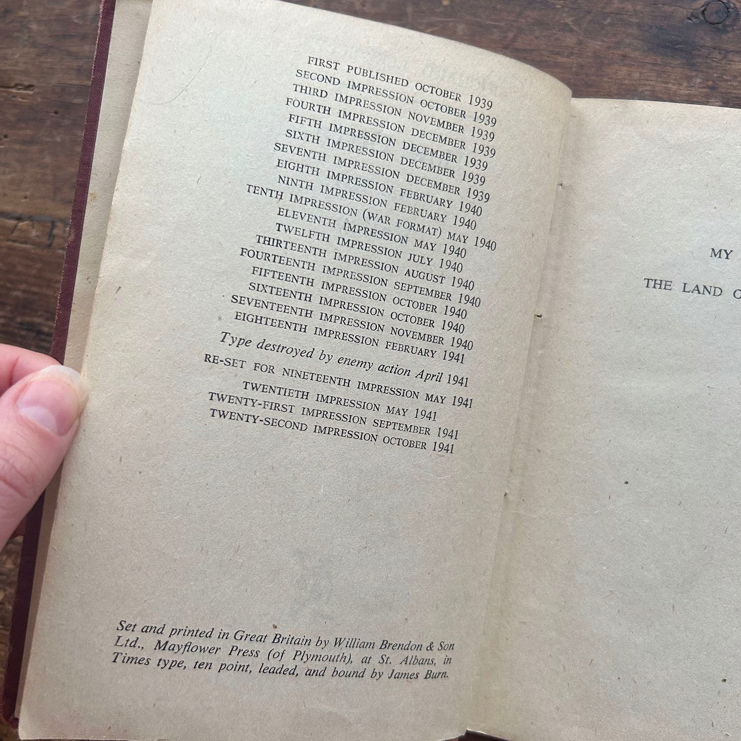 How Green was my Valley - Richard Llewellyn 1941 (Preloved)