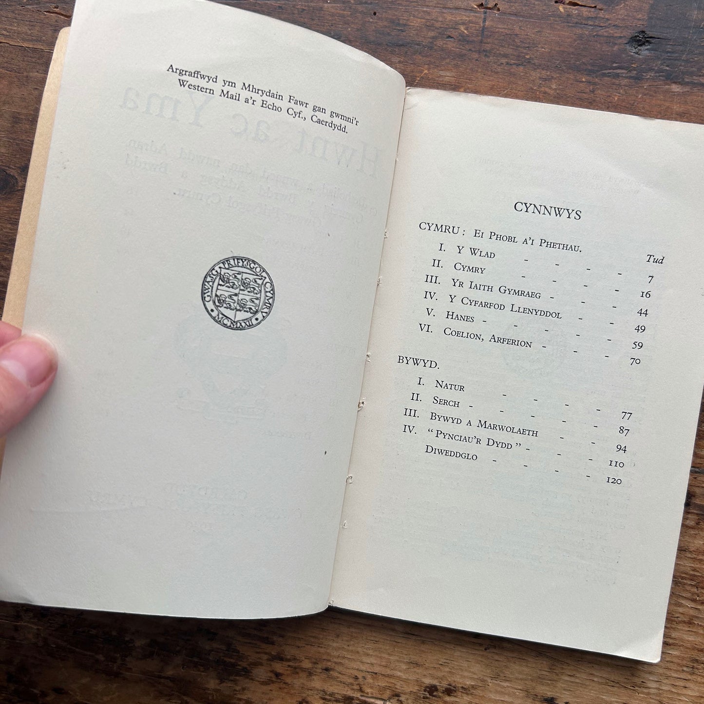 Hwnt ac Yma - Pris Swllt 1940 (Preloved)