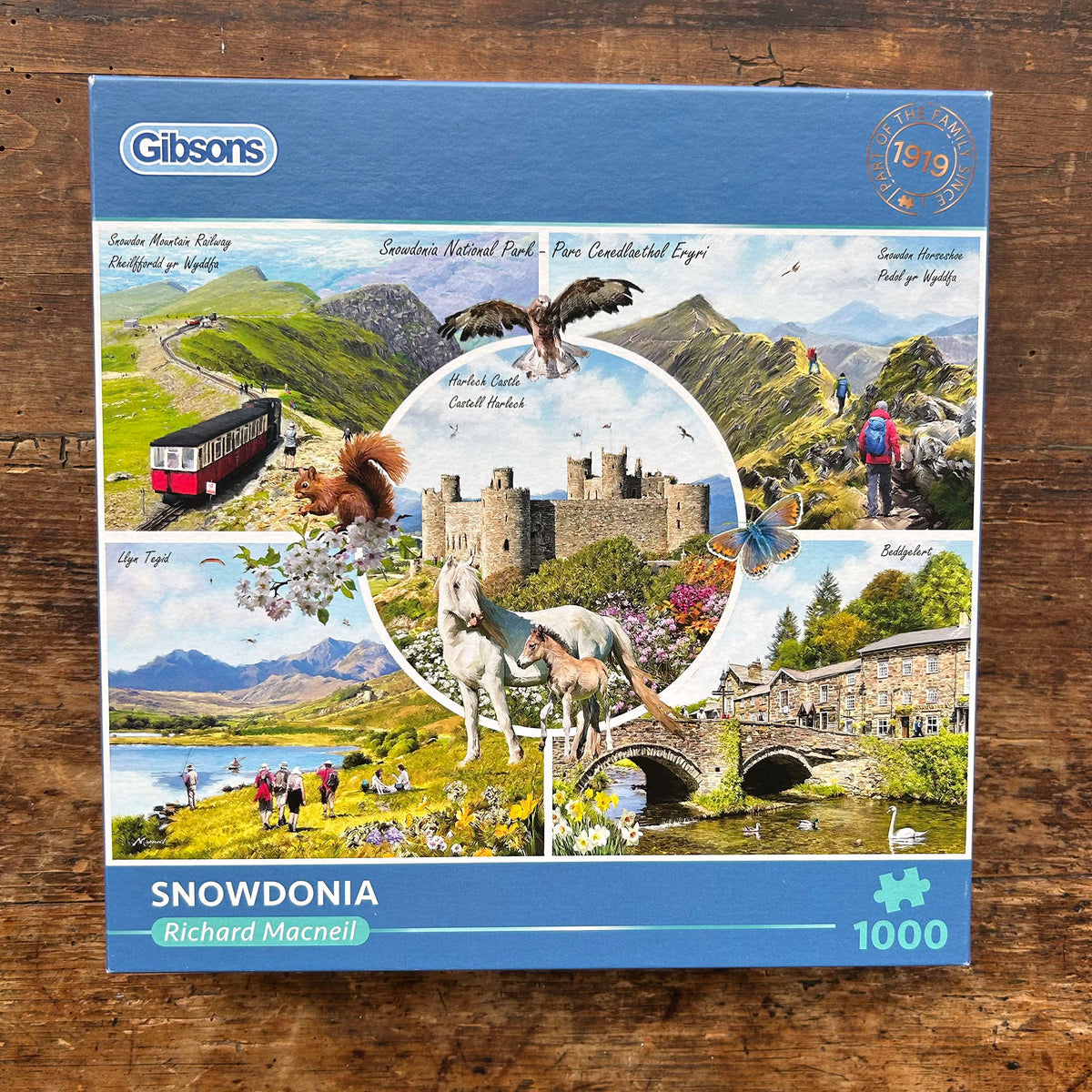 Jigsaw Puzzle - Gibsons - Snowdonia 1000 Pieces (Preloved)