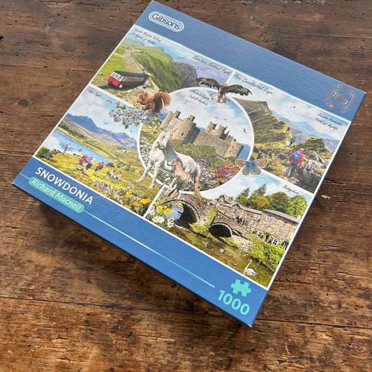 Jigsaw Puzzle - Gibsons - Snowdonia 1000 Pieces (Preloved)