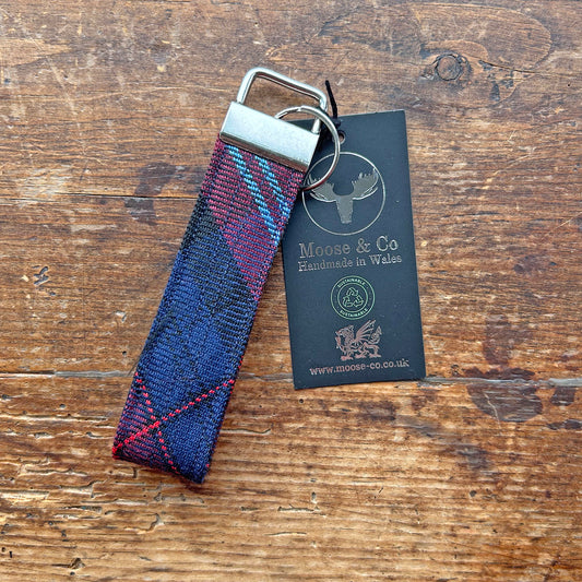 Keyring / Keychain - Welsh Tartan - Evans