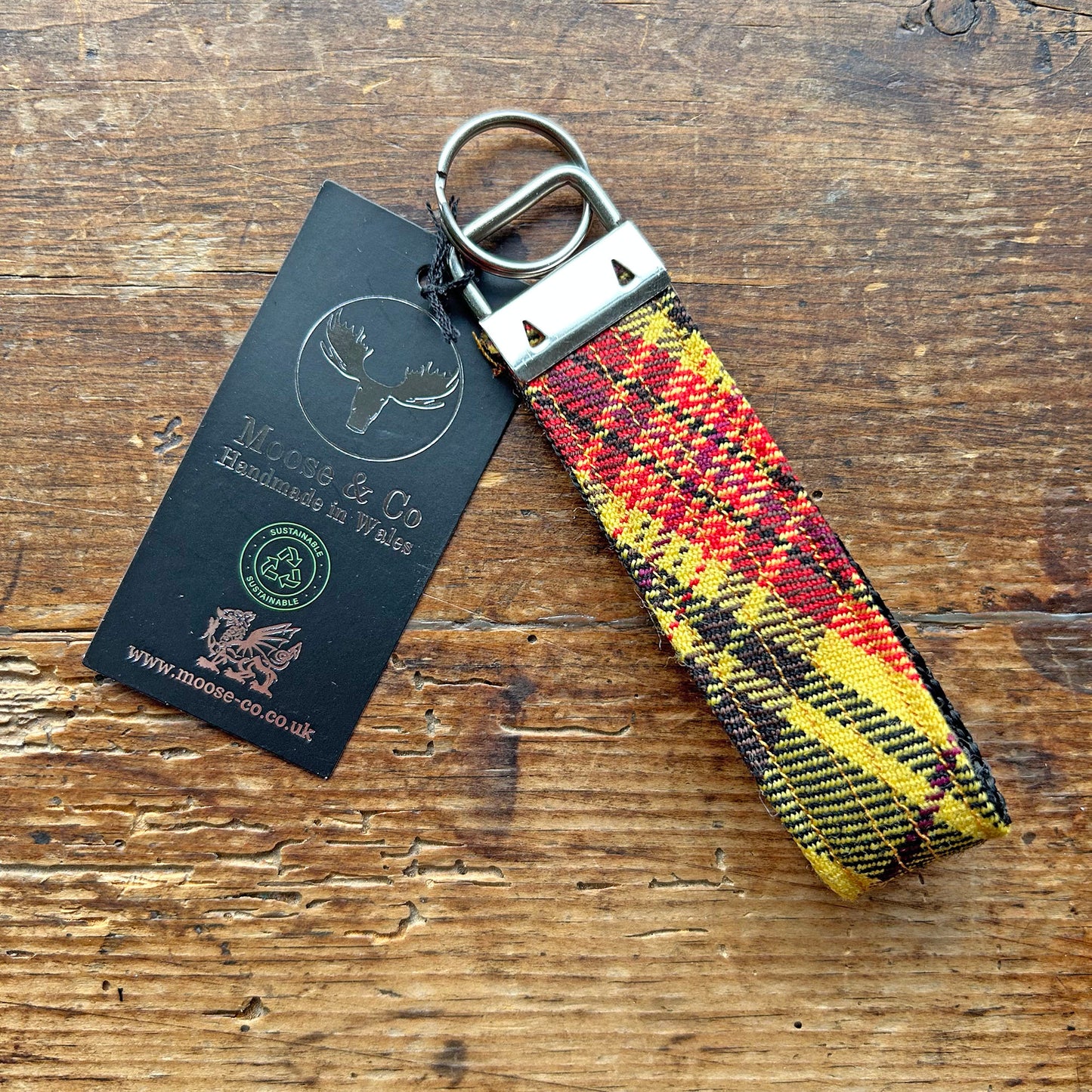 Keyring / Keychain - Welsh Tartan - Morgan