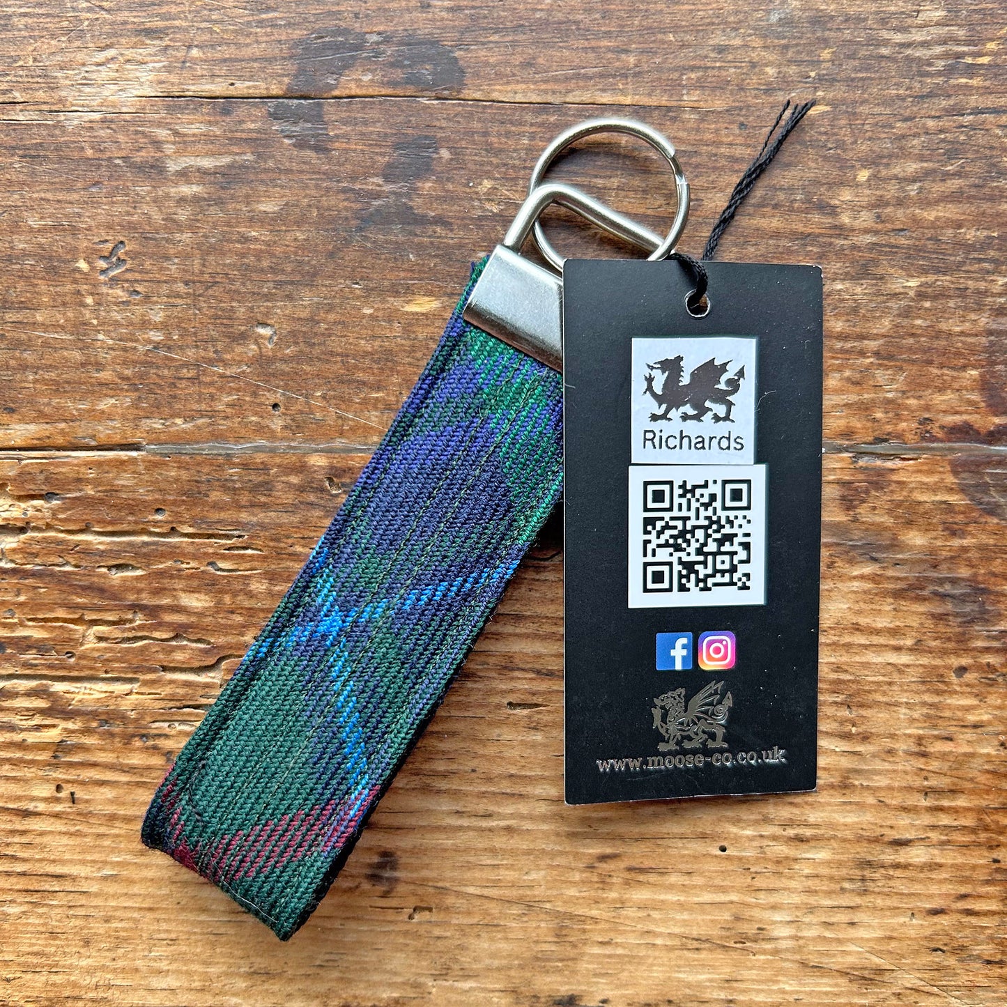 Keyring / Keychain - Welsh Tartan - Richards
