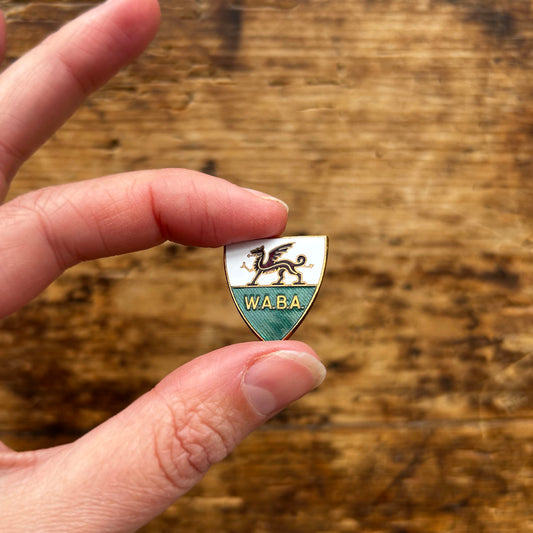 Lapel Pin / Badge - Vintage Dragon - Welsh Amateur Boxing Association W.A.B.A (Preloved)
