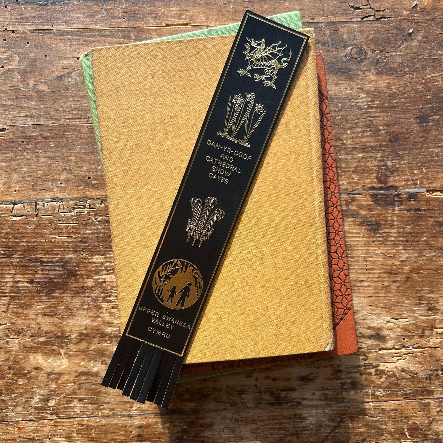 Leather Style Bookmark - Welsh Souvenir (Preloved / Like New)