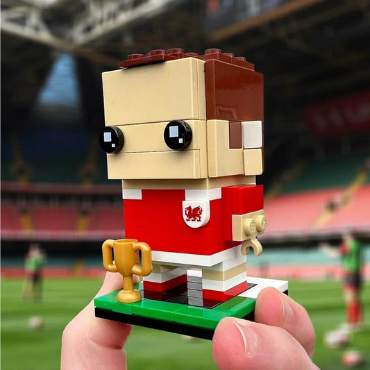 Brick Set - Cymru Bricks - Build Your Own: Welsh Rugby Player