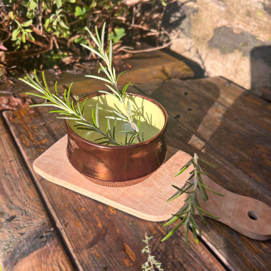 Little Bowl / Pot - Vintage Welsh Studio - Creigiau Wales Copper Lustre / Green (Preloved)