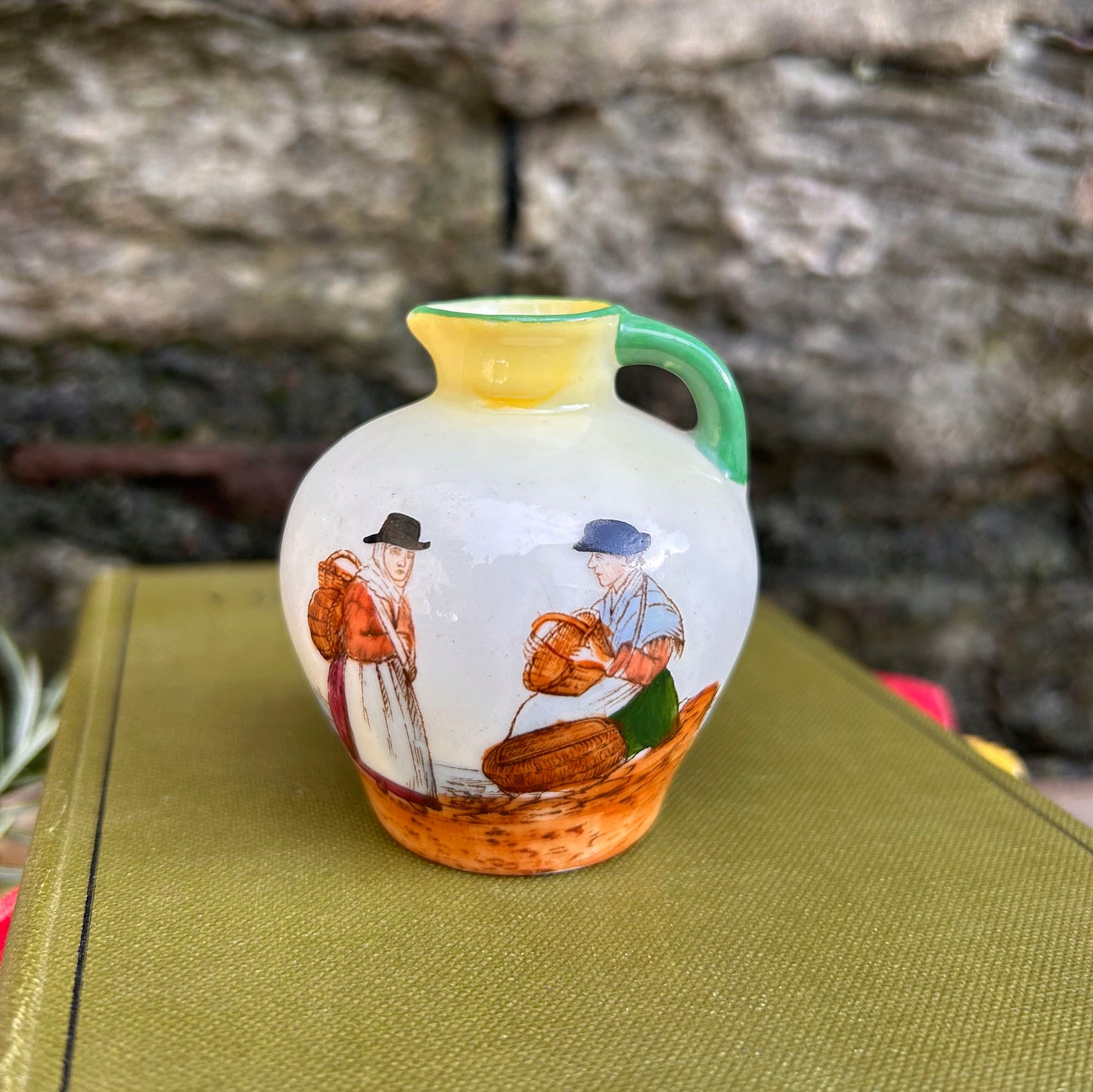 Little Jug - Welsh Costumes - Victoria China - Vintage Souvenir (Preloved)