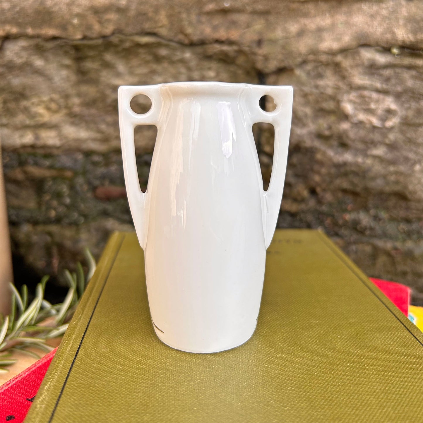 Little Ornate Vase - Welsh Costumes - Antique Souvenir (Preloved)