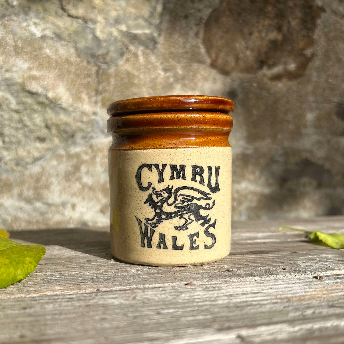 Little Pot - Stoneware - Dragon Cymru / Wales (Preloved)