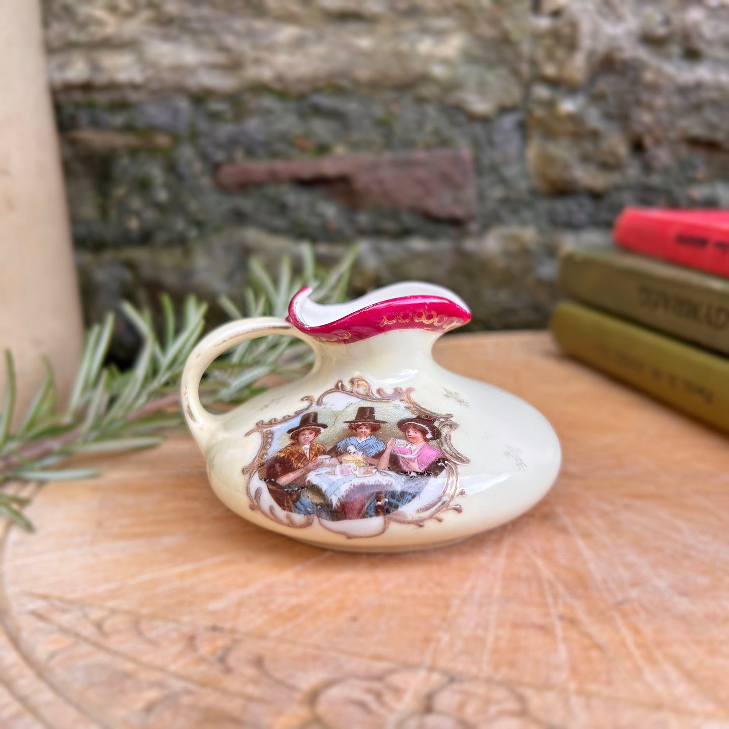 Little Jug - Welsh Costumes - Antique Souvenir (Preloved)