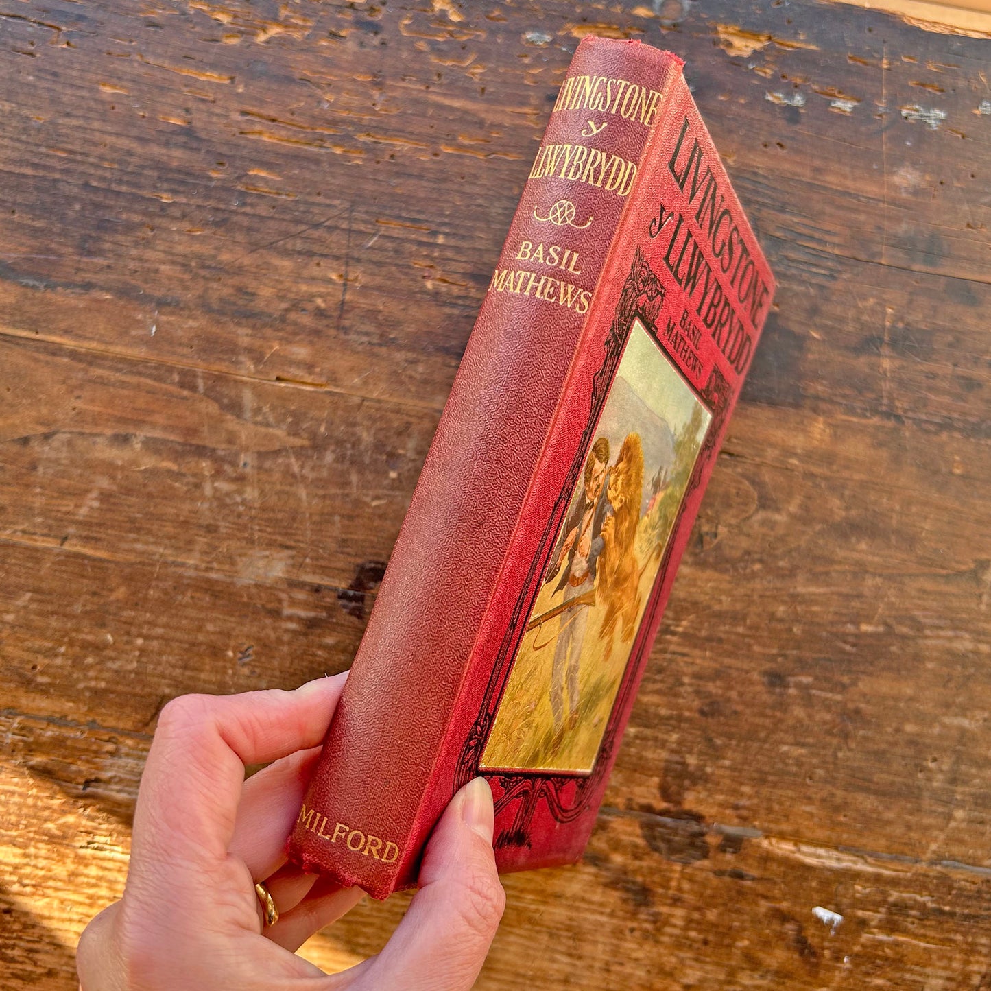 Livingstone y Llwybrydd - Basil Mathews - 1914 1st ed. (Preloved)