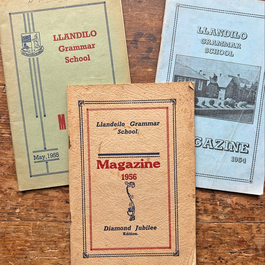 Llandeilo / Llandilo Grammar School Magazines - 1954-6 (Preloved)