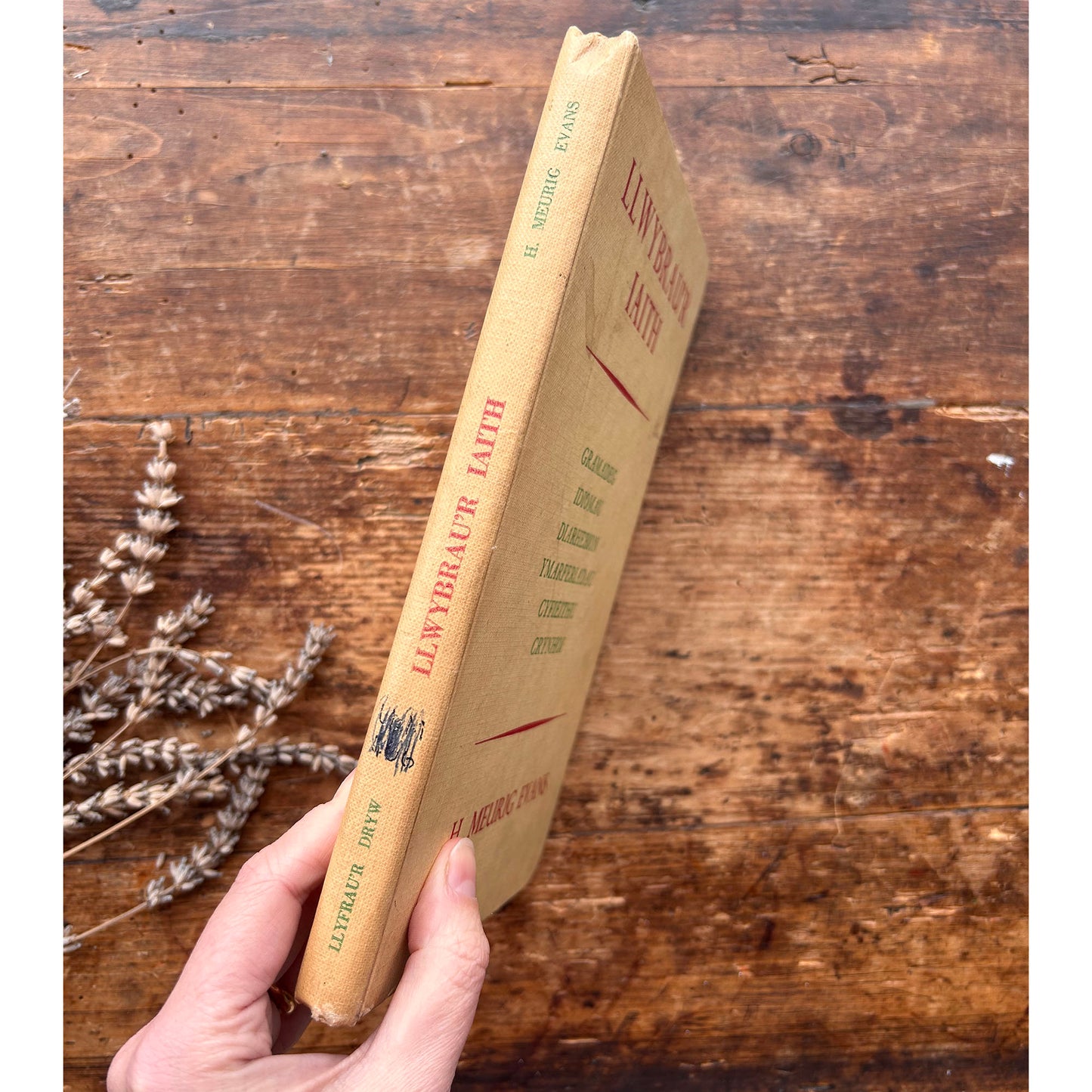 Llwybrau'r Iaith - H. Meurig Evans - 1961 1st ed. (Preloved)