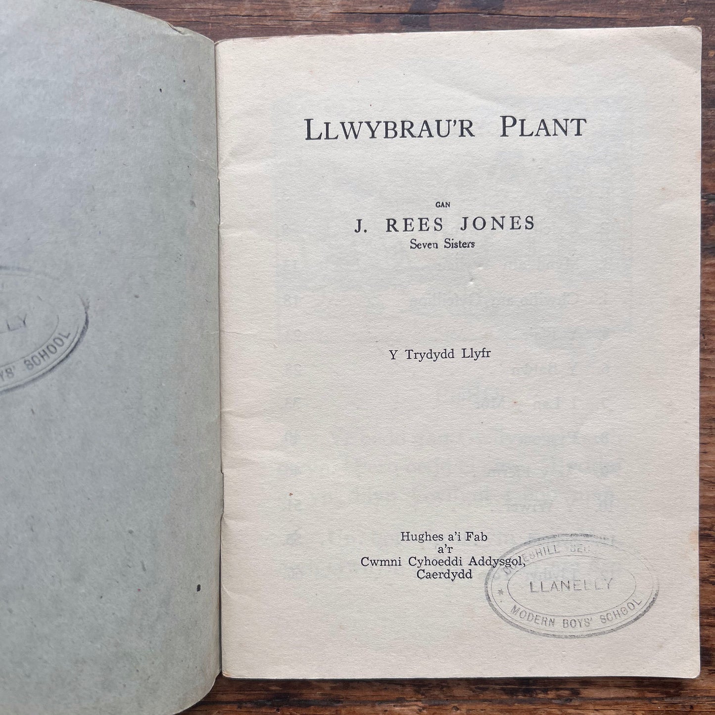 Llwybrau'r Plant - J. Rees Jones - 1950's (Preloved)