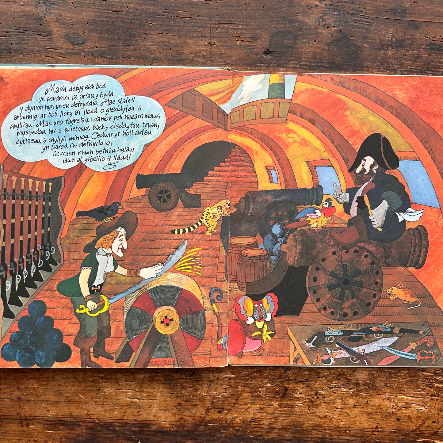 Llyf Mawr y Môr-ladron - Walter Grieder - 1974 (Preloved)