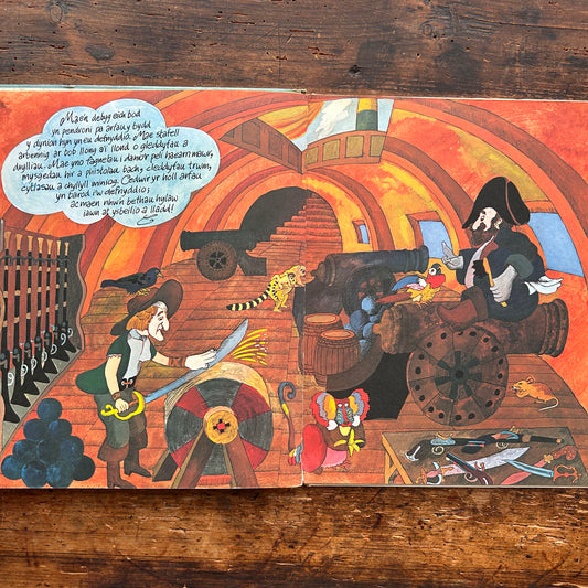 Llyf Mawr y Môr-ladron - Walter Grieder - 1974 (Preloved)