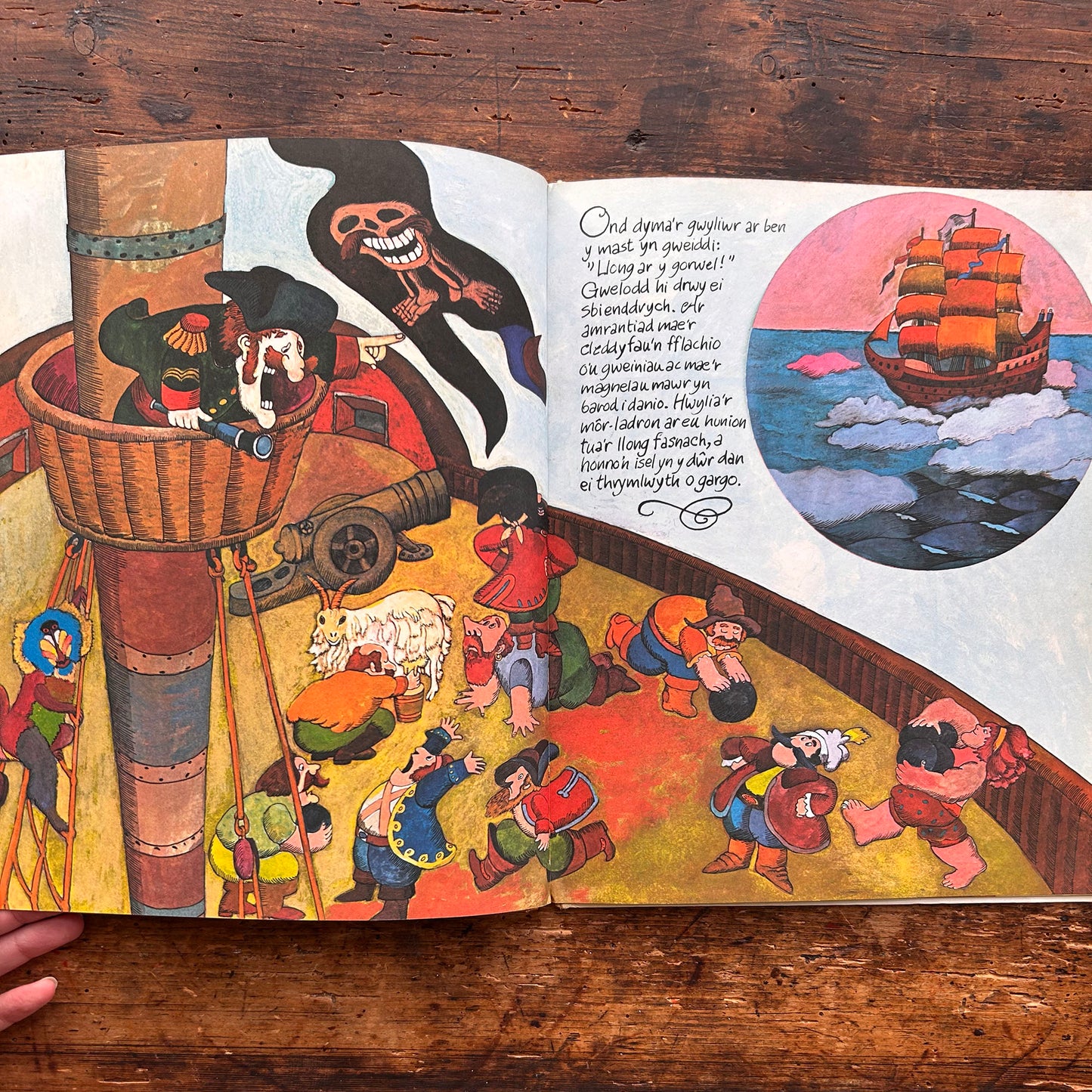 Llyf Mawr y Môr-ladron - Walter Grieder - 1974 (Preloved)