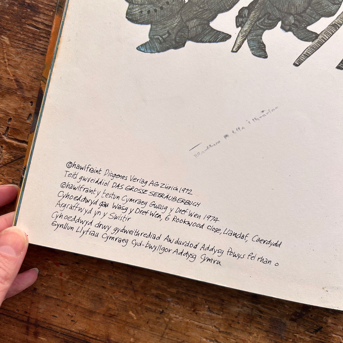 Llyf Mawr y Môr-ladron - Walter Grieder - 1974 (Preloved)