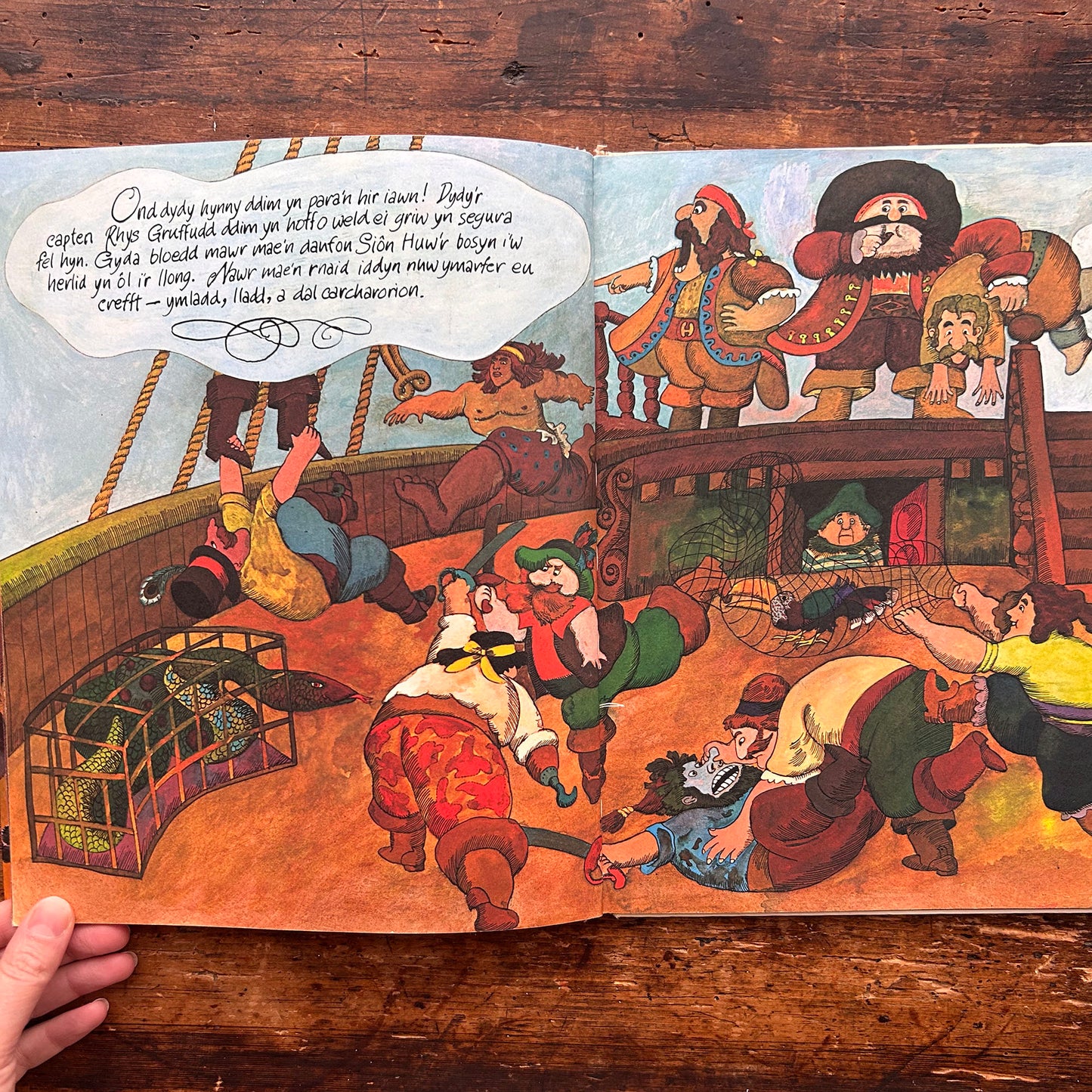 Llyf Mawr y Môr-ladron - Walter Grieder - 1972 (Preloved)