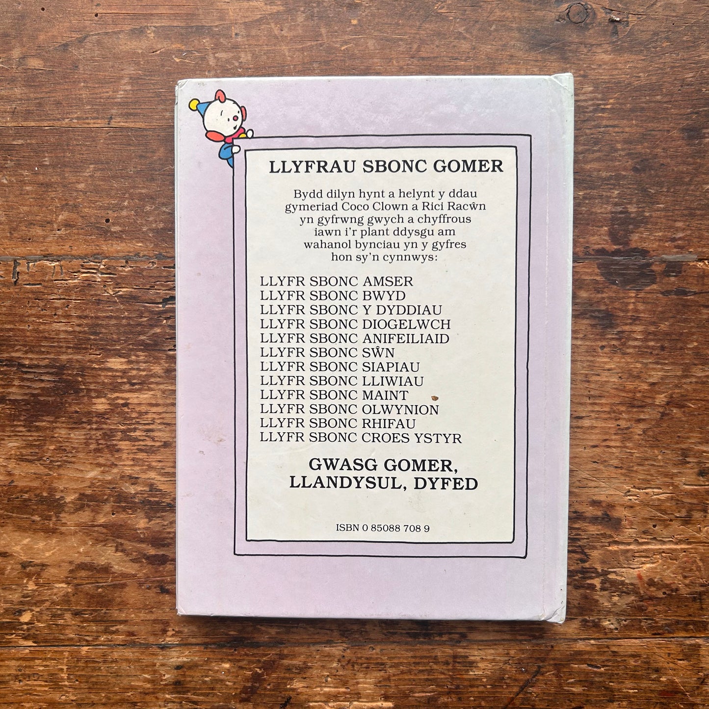 Llyfr Sbonc - Croes Ystyr - 1983 (Preloved)