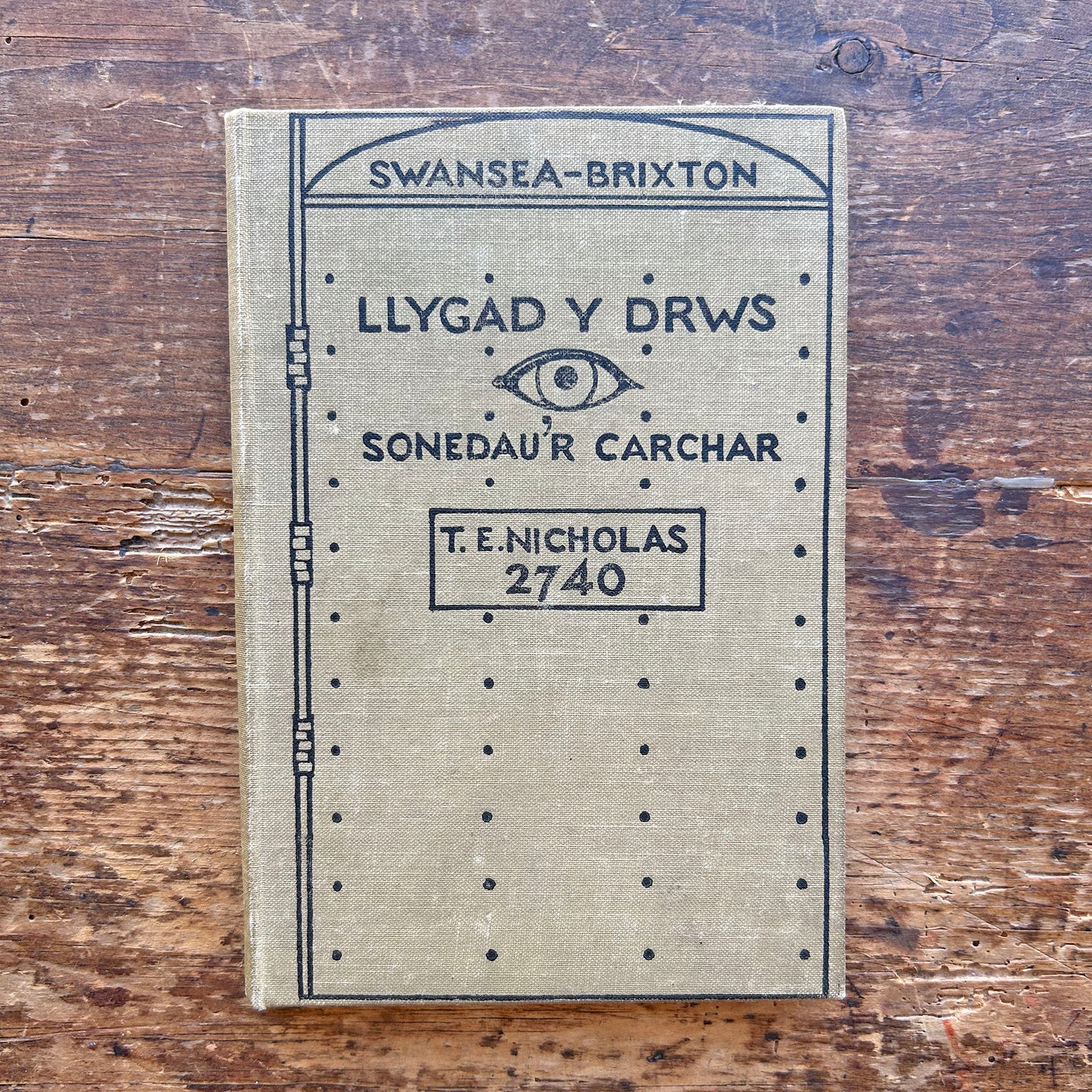 Llygad y Drws - Sonedau'r Carchar - T. E. Nicholas 1941 (Preloved)
