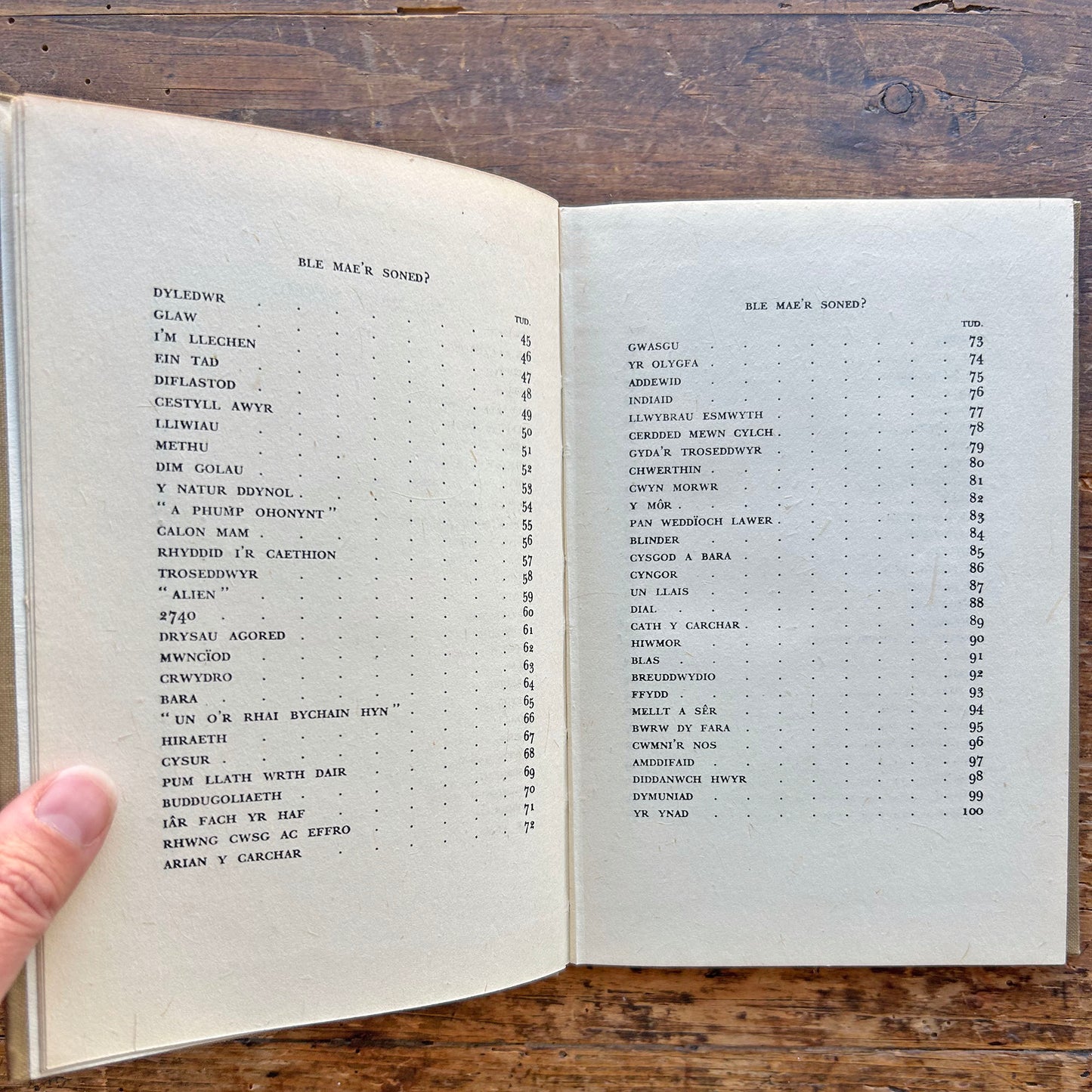 Llygad y Drws - Sonedau'r Carchar - T. E. Nicholas 1941 (Preloved)