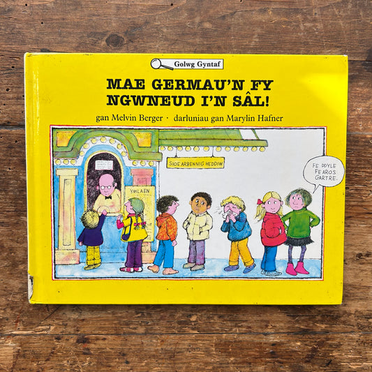 Mae Germau'n Fy Ngwneud I'n Sal! Germs Make Me Sick - Golwg Gyntaf (Preloved)
