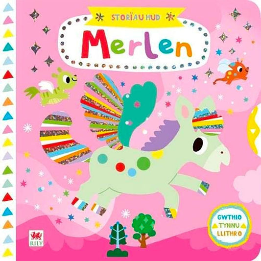 Storïau Hud Merlen - My Magical Flying Pony - Push Pull Turn Book