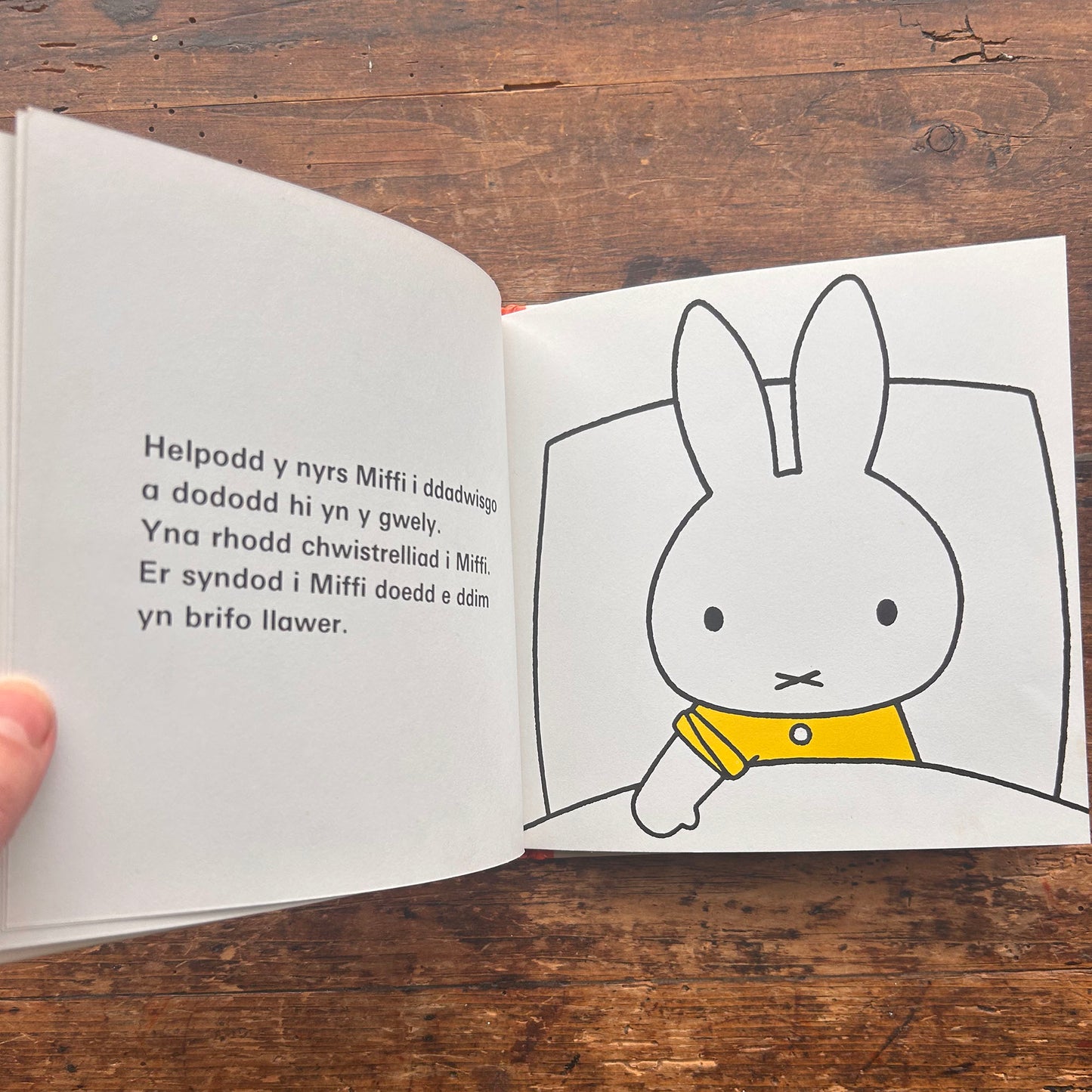 Miffi yn yr Ysbyty - Vinatge Welsh Miffy - 1976 (Preloved)